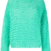 Stella Nova Green 'Kira' Chunky Knit Sweater Clothing