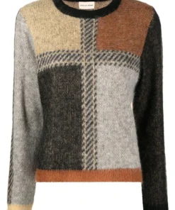 Stella Nova Brown 'Rima Joe' Check Sweater