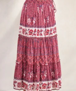 M.A.B.E 'Stevie' Print Maxi Skirt