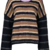 Stine Goya Oversized 'Lucs' Stripe Knit Sweater 1 Stine Goya Oversized 'Lucs' Stripe Knit Sweater