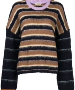 Stine Goya Oversized 'Lucs' Stripe Knit Sweater