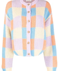 Stine Goya 'Ash' Check Cardigan
