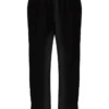 Alexanderwang.t Clothing Black ‘Stretch Corduroy Logo Sweatpants’