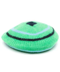 Ganni New In 'Striped Knit Beret'