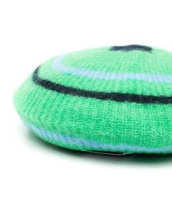 Ganni New In 'Striped Knit Beret'
