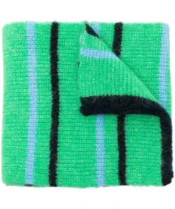 Ganni 'Striped Knit Scarf'