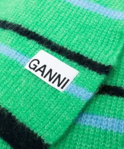 Ganni 'Striped Knit Scarf'