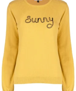 Bella Freud 'Sunny' Slogan Knitted Sweater