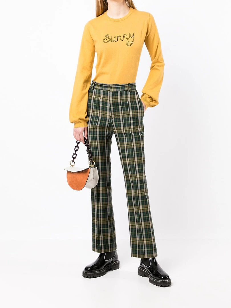 Bella Freud 'Sunny' Slogan Knitted Sweater 4 Bella Freud 'Sunny' Slogan Knitted Sweater