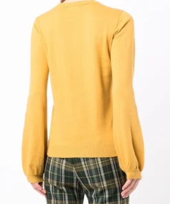 Bella Freud 'Sunny' Slogan Knitted Sweater 10 Bella Freud 'Sunny' Slogan Knitted Sweater