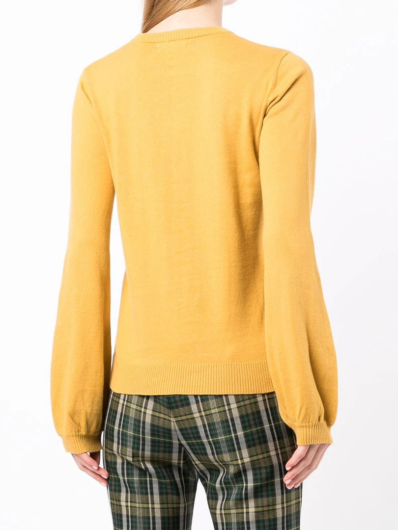 Bella Freud 'Sunny' Slogan Knitted Sweater 6 Bella Freud 'Sunny' Slogan Knitted Sweater