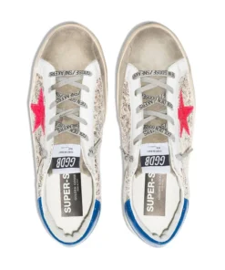 Golden Goose Shoes ‘Super-Star’ Distressed Leopard Sneakers