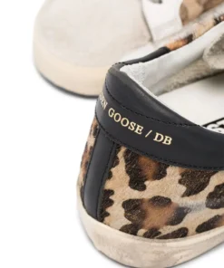 Golden Goose ‘Super-Star’ Leopard Low Top Sneakers Shoes