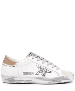 Golden Goose 'Superstar Scribble Detail Trainers' Shoes