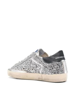Golden Goose Shoes 'Superstar Silver Glitter Pink Star Trainers' 8 Golden Goose Shoes 'Superstar Silver Glitter Pink Star Trainers'