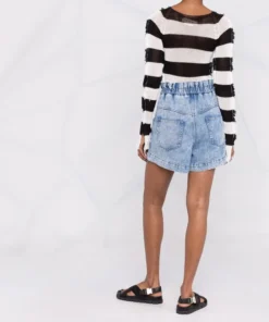 Isabel Marant Etoile 'Teresa' Denim Paperbag Shorts Clothing