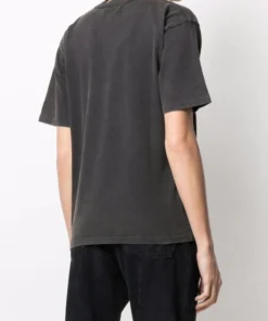 Anine Bing Faded Black 'Tiger Tee' Clothing