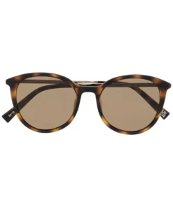 Le Specs Tort Gold 'Le Danzing' Polarized Sunglasses