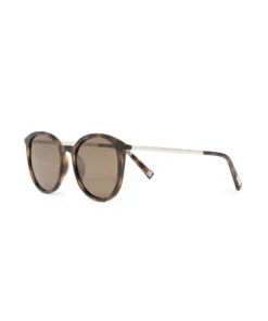 Le Specs Tort Gold 'Le Danzing' Polarized Sunglasses