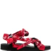 Arizona Love Red 'Trekky Chou' Bandana Sandals