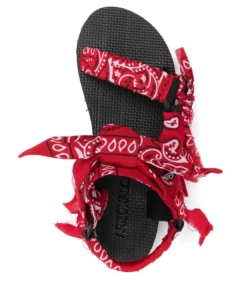 Arizona Love Red 'Trekky Chou' Bandana Sandals