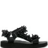 Arizona Love 'Trekky Pearl' Sandals Black