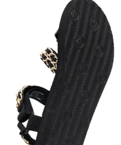 Arizona Love Shoes Gold 'Trekky Trio Chain' Sandals
