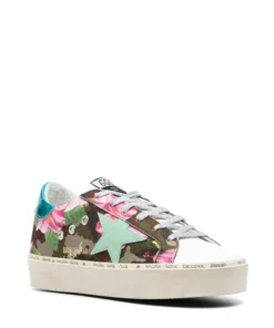 Golden Goose ‘Tropical Print Platform Sneakers’ Shoes