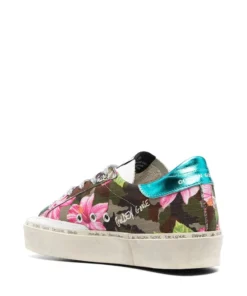 Golden Goose ‘Tropical Print Platform Sneakers’ Shoes