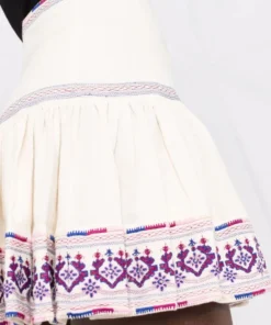 Isabel Marant Etoile 'Tyruss' Embroidered Skirt Clothing