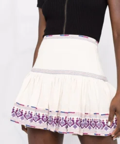 Isabel Marant Etoile 'Tyruss' Embroidered Skirt Clothing