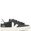 VEJA Black And White ‘Campo’ Chromefree Trainers Shoes