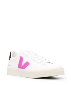 VEJA White ‘Campo’ Chromefree Trainers
