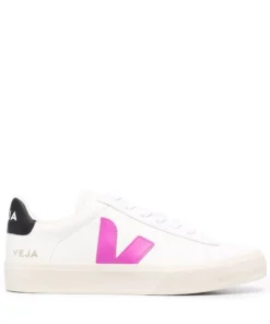 VEJA White ‘Campo’ Chromefree Trainers