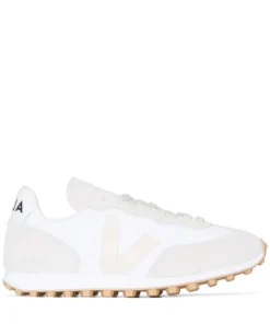VEJA White ‘Rio Branco’ Suede Detail Trainers Shoes