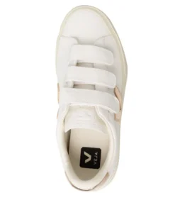 VEJA ‘Recife’ Gold Detail Velcro Trainers Shoes