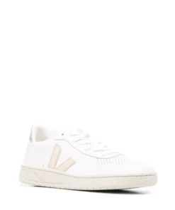 VEJA ‘V-10’ Contrast Metallic Trainers