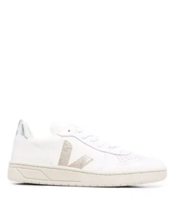 VEJA ‘V-10’ Contrast Metallic Trainers