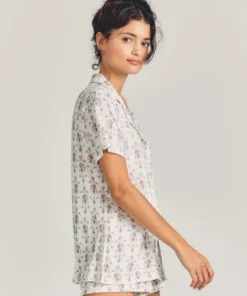 Stripe And Stare ‘Vanilla Kisses Bed Short Set’