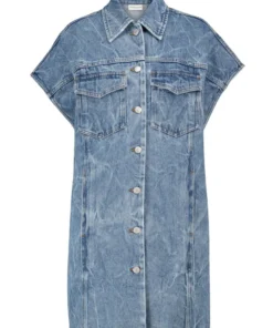 DRIES VAN NOTEN ‘Vassie’ Long Sleeveless Denim Jacket