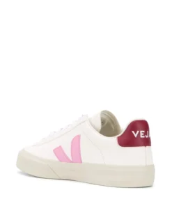 VEJA 'Red And Pink Detail Low-Top Sneakers'
