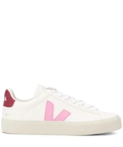 VEJA 'Red And Pink Detail Low-Top Sneakers'