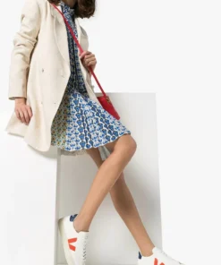 VEJA 'Blue And Orange Detail Low-Top Sneakers' Shoes