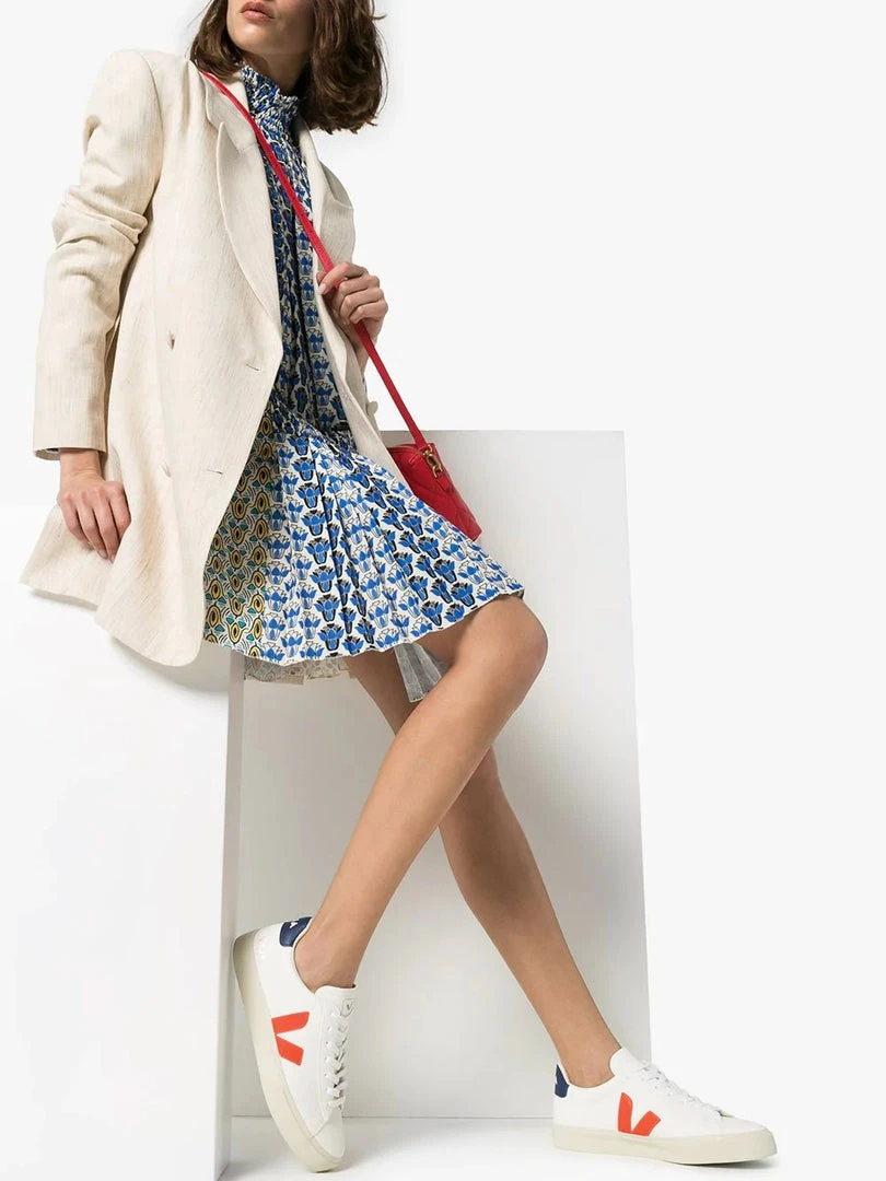 VEJA 'Blue And Orange Detail Low-Top Sneakers' Shoes 4 VEJA 'Blue And Orange Detail Low-Top Sneakers' Shoes