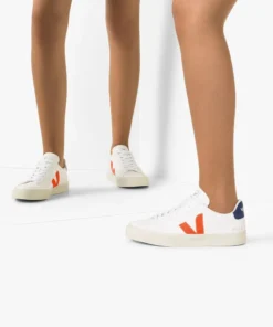 VEJA 'Blue And Orange Detail Low-Top Sneakers' Shoes 10 VEJA 'Blue And Orange Detail Low-Top Sneakers' Shoes