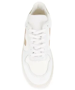 VEJA White And Gold 'V-10' Trainers Shoes