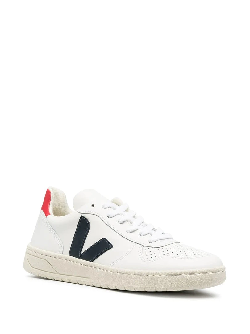 VEJA Shoes Red And Blue 'V-10' Trainers 4 VEJA Shoes Red And Blue 'V-10' Trainers