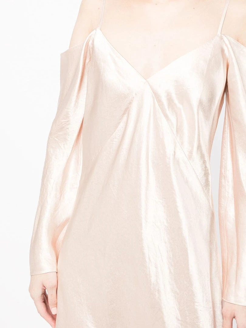 Vince 'Long Sleeve Midi Slip Dress' Clothing 7 Vince 'Long Sleeve Midi Slip Dress' Clothing