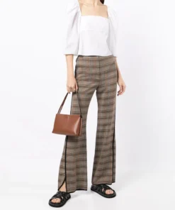 Vince White 'Square Neck Structured Sleeve Top' Clothing