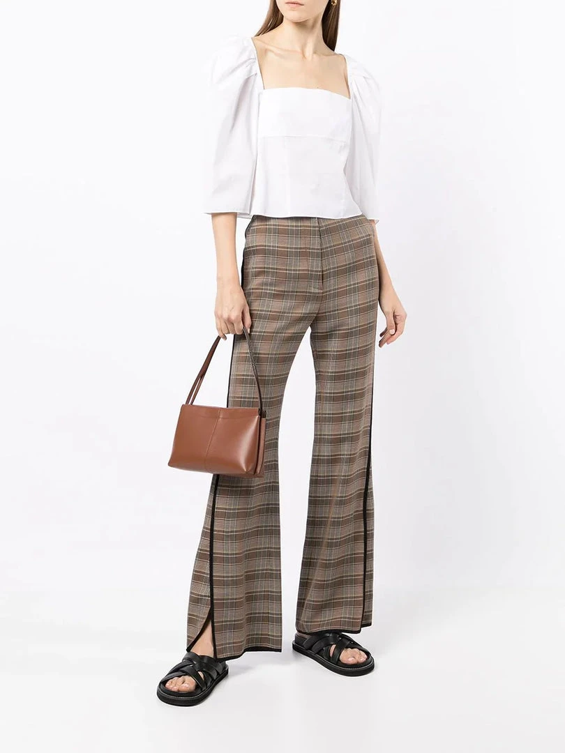 Vince White 'Square Neck Structured Sleeve Top' Clothing 4 Vince White 'Square Neck Structured Sleeve Top' Clothing